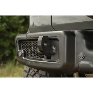 Jeep Wrangler JK Bumper - Rear - Rugged Ridge - Spartacus, Stamped Steel - Satin Black - `07-`18